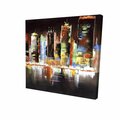 Fondo 16 x 16 in. Cityscape by Night-Print on Canvas FO2788669